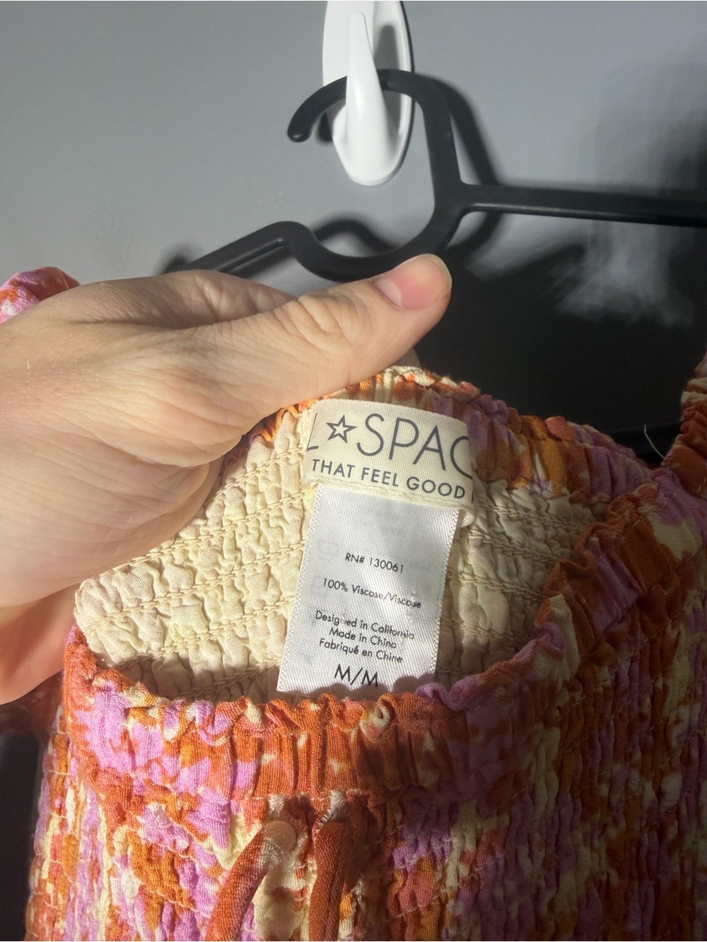 Anthropologie L Space Lucia Smocked Maxi Dress Size Medium - Picture 5 of 5